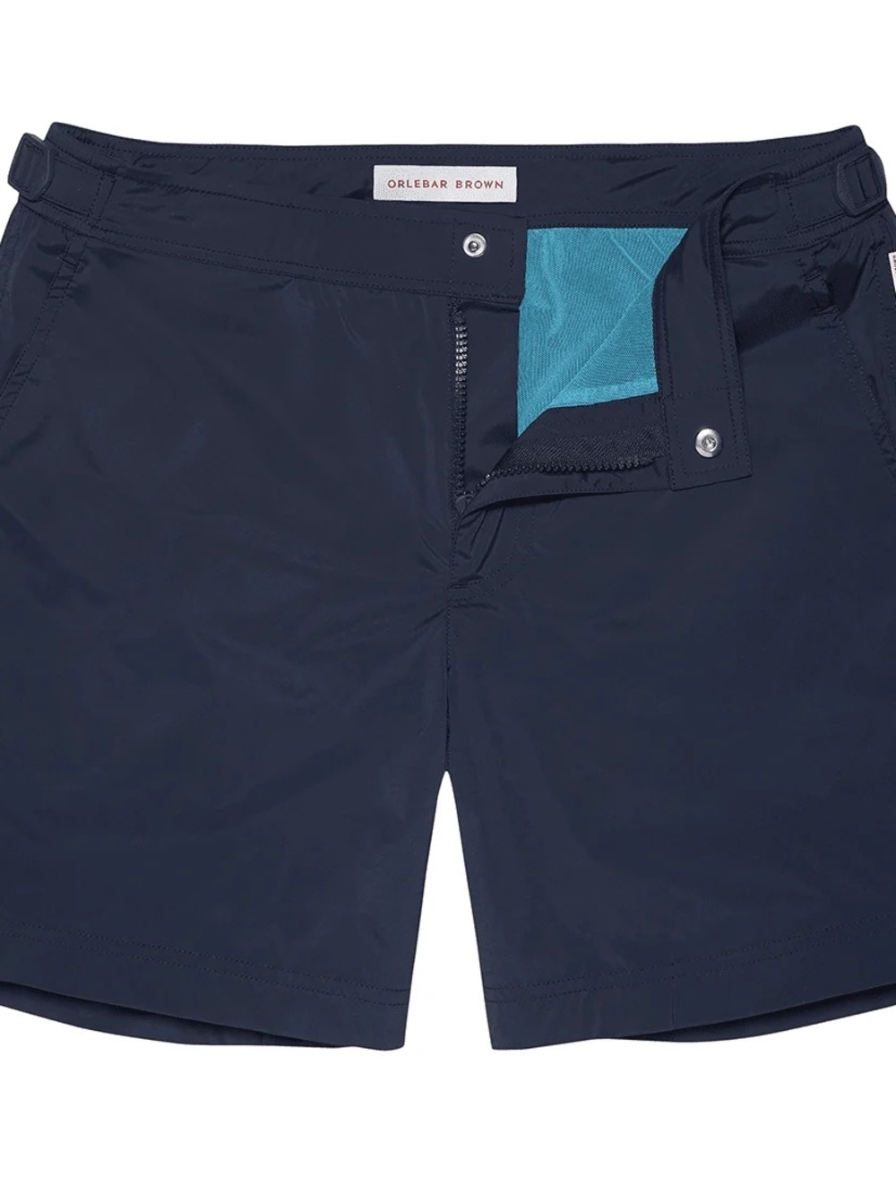 Orlebar Brown Charcoal Swim Trunks with Aqua Lining - OB CLASSIC JACK Size 31